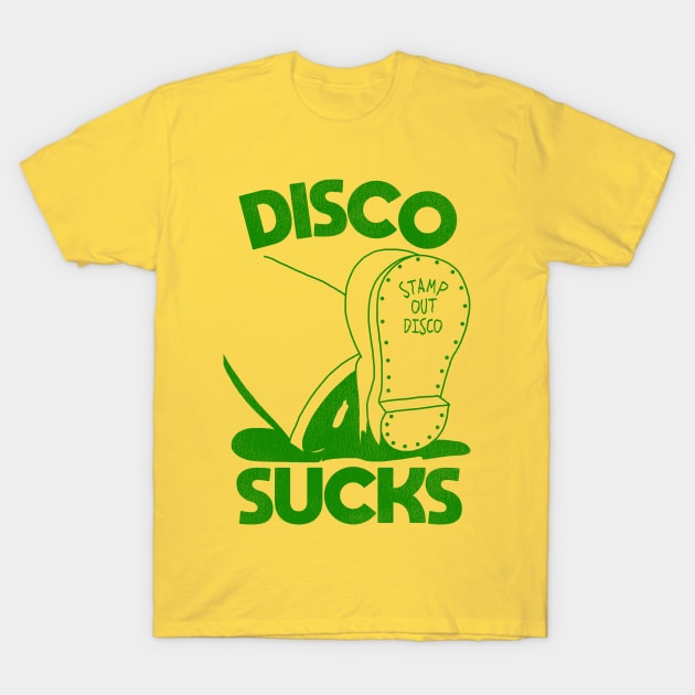 Disco Sucks / Stamp Out Disco T-Shirt by darklordpug